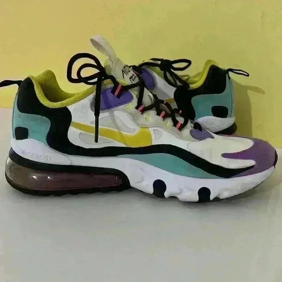 Nike Air Max 270 React Geometric Abstract 5Y - Picture 7 of 11